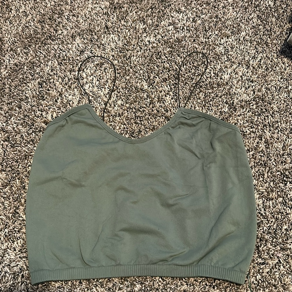 FREE PEOPLE Green Top